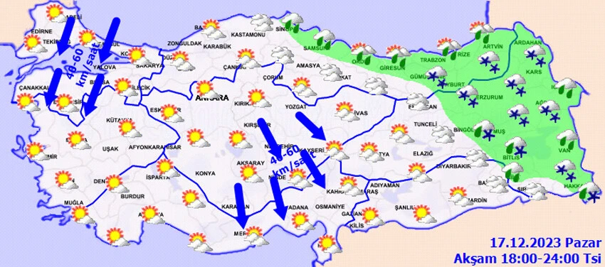 Son dakika! Bugün hava nasıl olacak? Yeni yağışlı hava dalgası geliyor! Meteoroloji gün verdi... İşte İstanbul, Ankara, İzmir ve il il 18 Aralık hava durumu