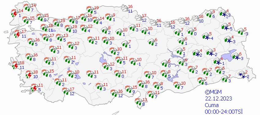 Son dakika! Bugün hava nasıl olacak? Yeni yağışlı hava dalgası geliyor! Meteoroloji gün verdi... İşte İstanbul, Ankara, İzmir ve il il 18 Aralık hava durumu