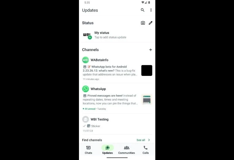 WhatsApp'ta tasarım güncellemesi: Butonların yeri değişti