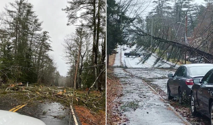 Şiddetli fırtına ABD'yi felç etti, 600 binden fazla kişi elektriksiz kaldı: Can kayıpları var