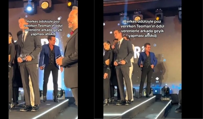 Teoman yine bildiğimiz gibi! Fotoğraf çekimi esnasında güldürdü