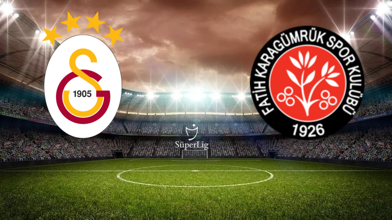 Galatasaray evinde Fatih Karagümrük&#039;ü ağırlıyor! İşte ilk 11&#039;ler