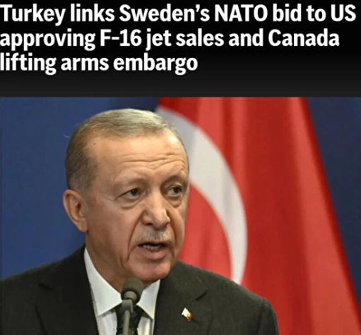 Cumhurbaşkanı Erdoğan'ın ABD'ye 'F-16' resti dünya basınında