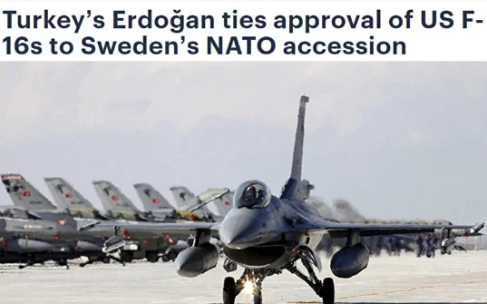 Cumhurbaşkanı Erdoğan'ın ABD'ye 'F-16' resti dünya basınında