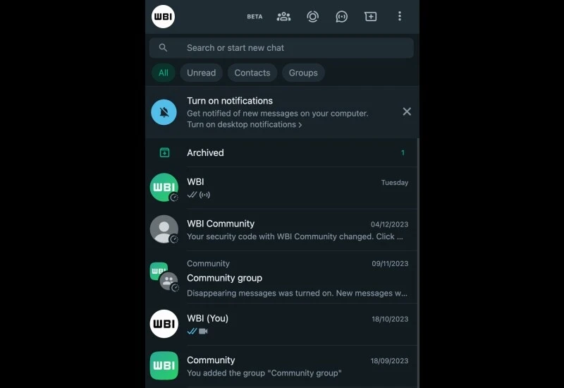 WhatsApp mobildeki popüler özellik, bilgisayarlara geliyor