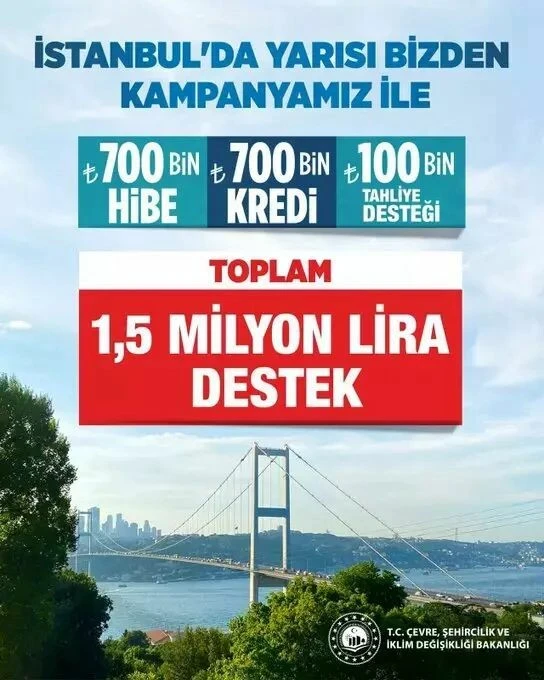 Yarısı Bizden Kampanyasında 1,5 milyon TL'lik destek! Ödemeler teslimattan sonra başlayacak