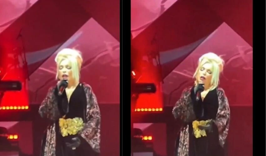 Acı haberi sahnede alan Ajda Pekkan, sesi titreyerek konuşabildi