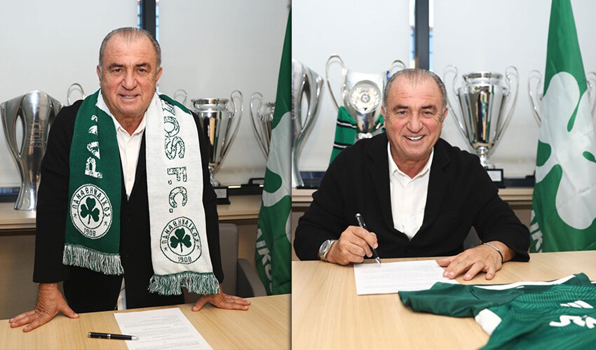 Fatih Terim, Panathinaikos&#039;a resmi imzayı attı