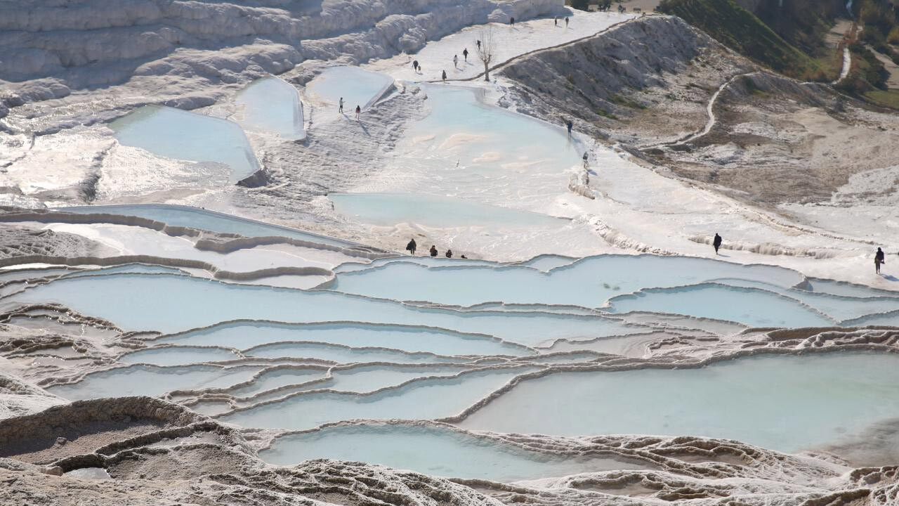 Pamukkale&#039;de yeni yılda hedef turizmde rekor