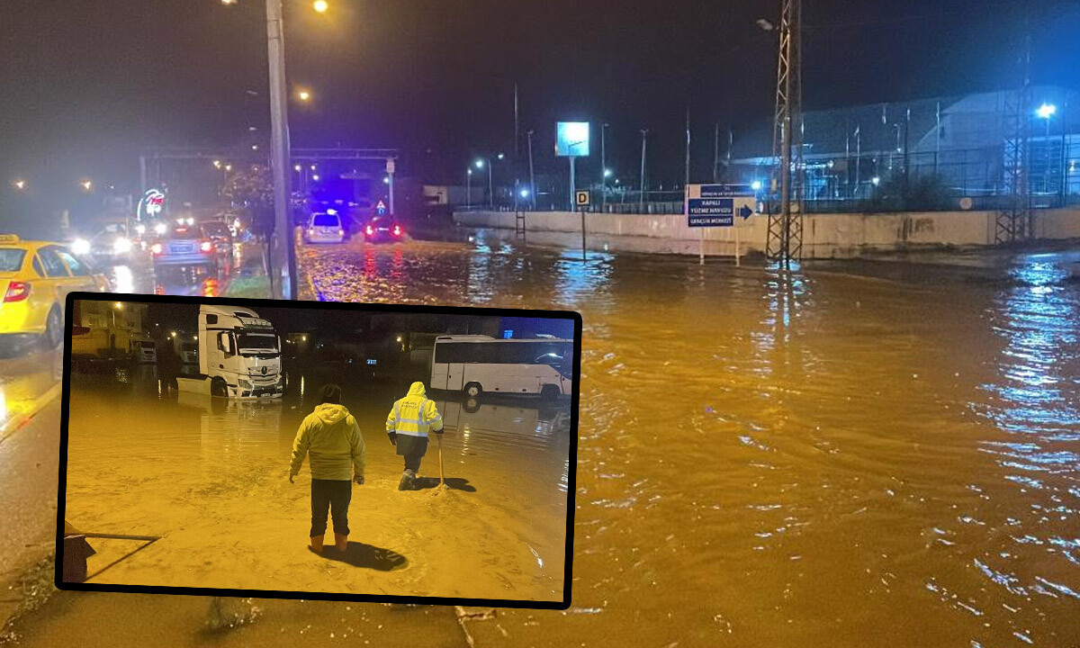 Kırklareli'ni sağanak vurdu, cadde ve sokaklar göle döndü