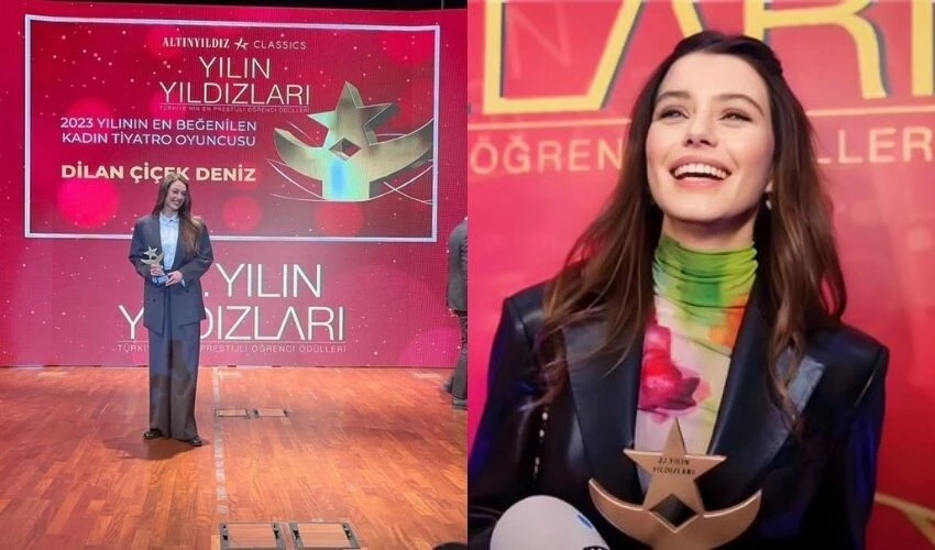 Yılın Yıldızları Ödül'leri sahiplerini buldu! Serenay Sarıkaya sahnede avazı çıktığı kadar bağırdı