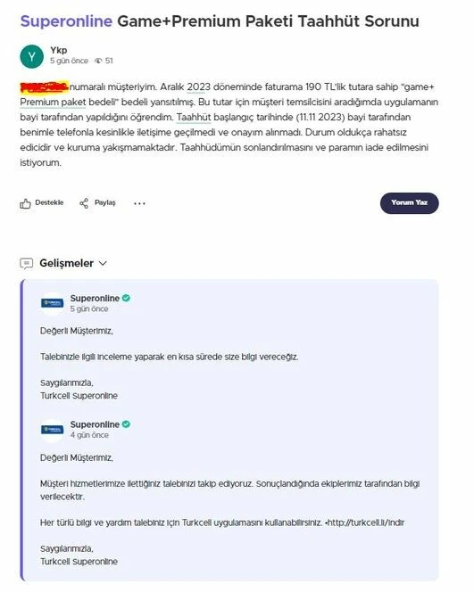 Turkcell'den fazla faturalandırma... Ücret iadesi yapılacak