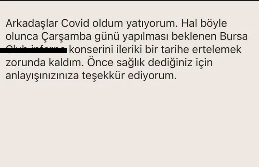 Bursa’daki konserini iptal eden Nazan Öncel korkuttu