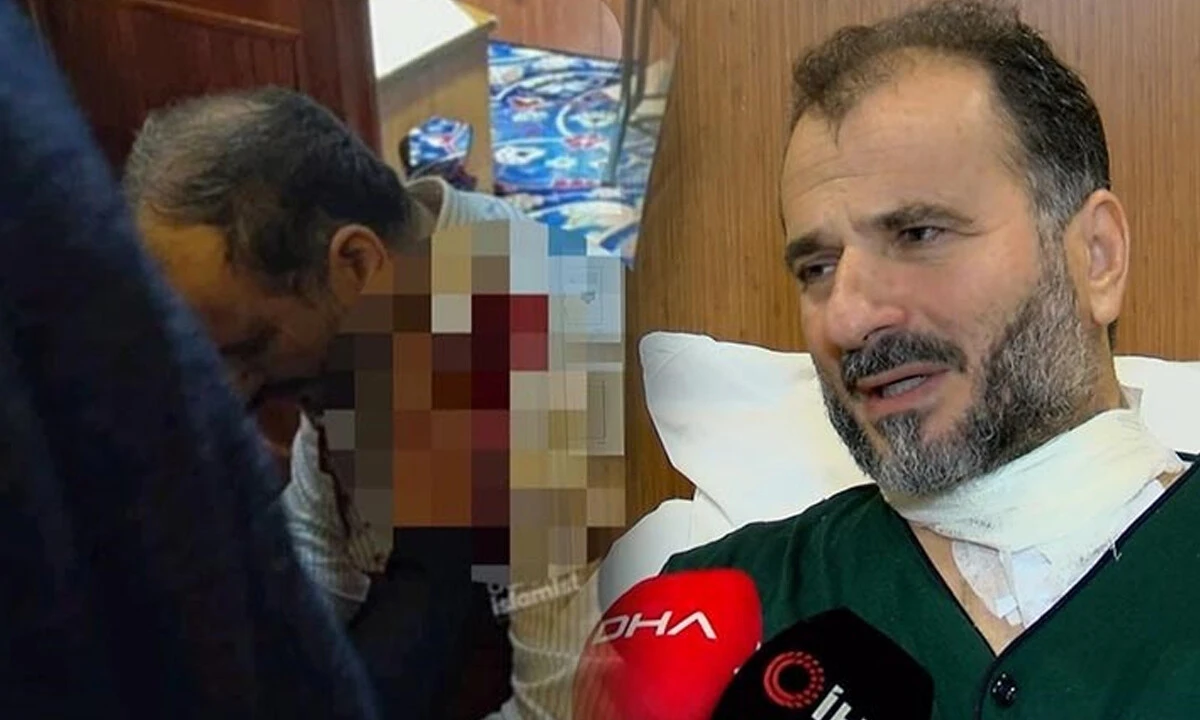 Bıçaklı saldırıya uğrayan Fatih Camii imamı Galip Usta taburcu edildi: Gayet iyiyim, hamdolsun