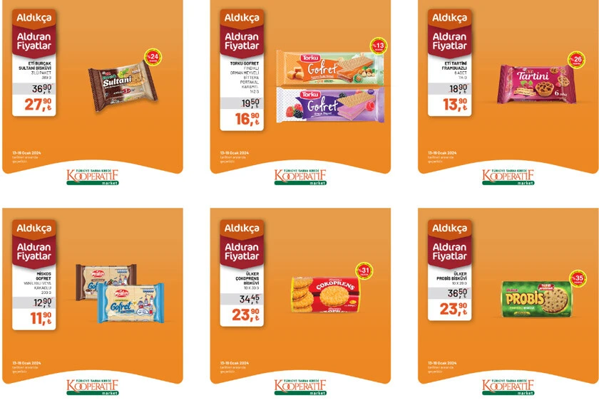 Tarım Kredi marketlerinde kampanya için son 4 gün! Çay, şeker, bebek bezi ve deterjan fiyatlarında büyük indirim...
