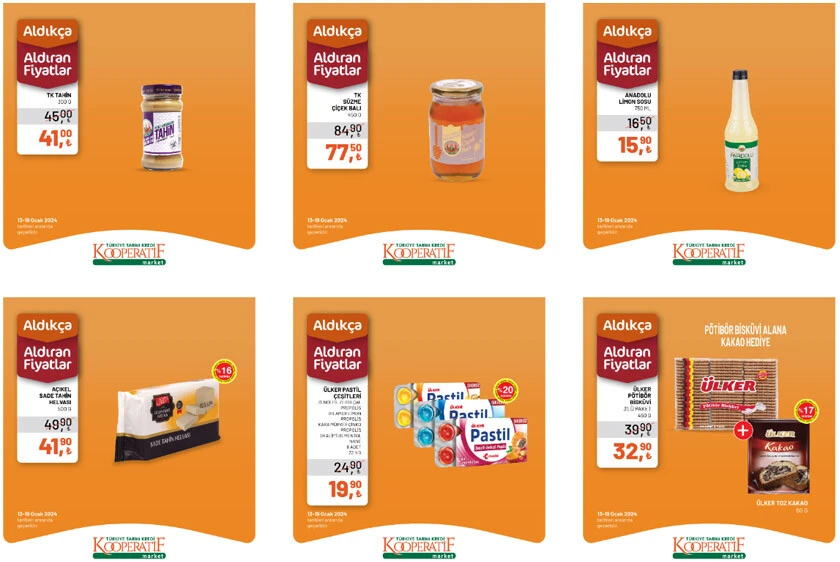 Tarım Kredi marketlerinde kampanya için son 4 gün! Çay, şeker, bebek bezi ve deterjan fiyatlarında büyük indirim...