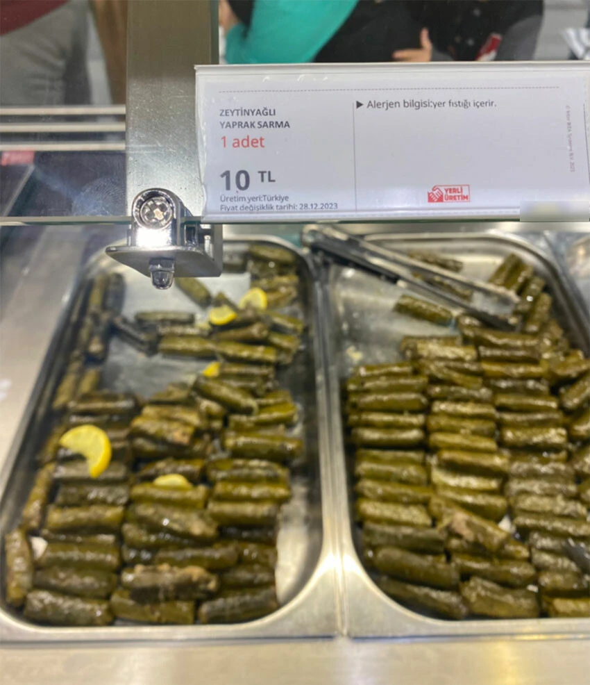 Fahiş fiyat yaprak sarmasını da vurdu, işte bir tanesinin fiyatı