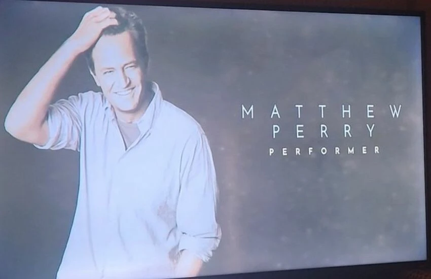 Emmy Ödülleri'nde Friends dizisinin oyuncusu Matthew Perry unutulmadı