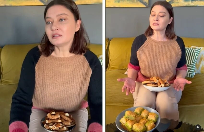 Diyeti bozan Nurgül Yeşilçay, Kösem Sultan'dan azar yedi