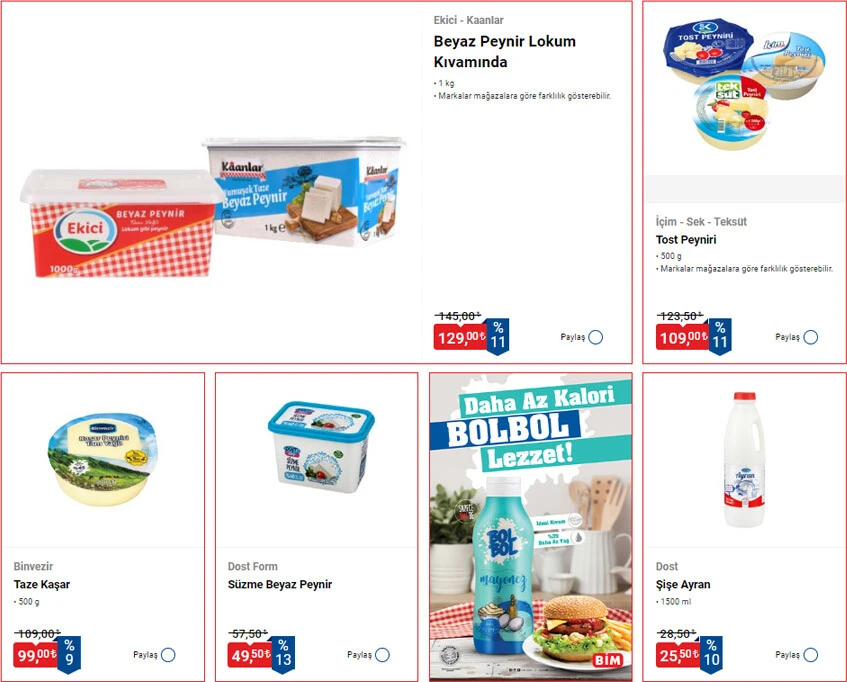 BİM marketlerinde indirim için son gün: Yetişen alır! Peynir, süt, yoğurt ve deterjanlarda büyük kampanya...