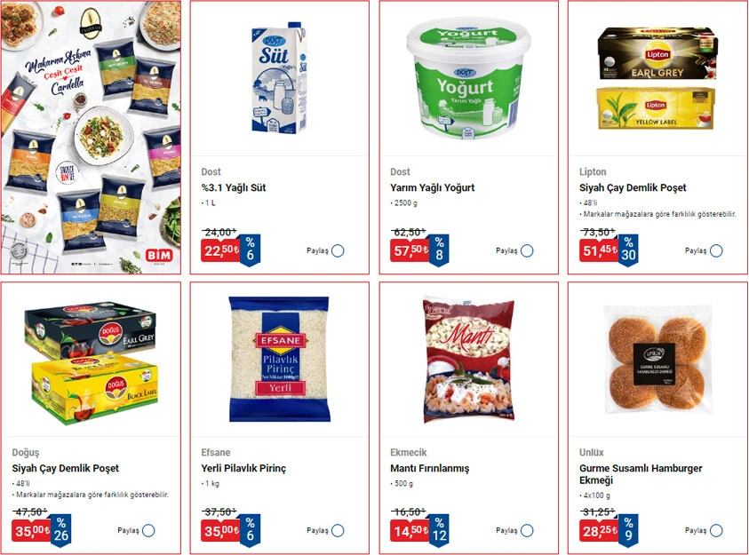 BİM marketlerinde indirim için son gün: Yetişen alır! Peynir, süt, yoğurt ve deterjanlarda büyük kampanya...
