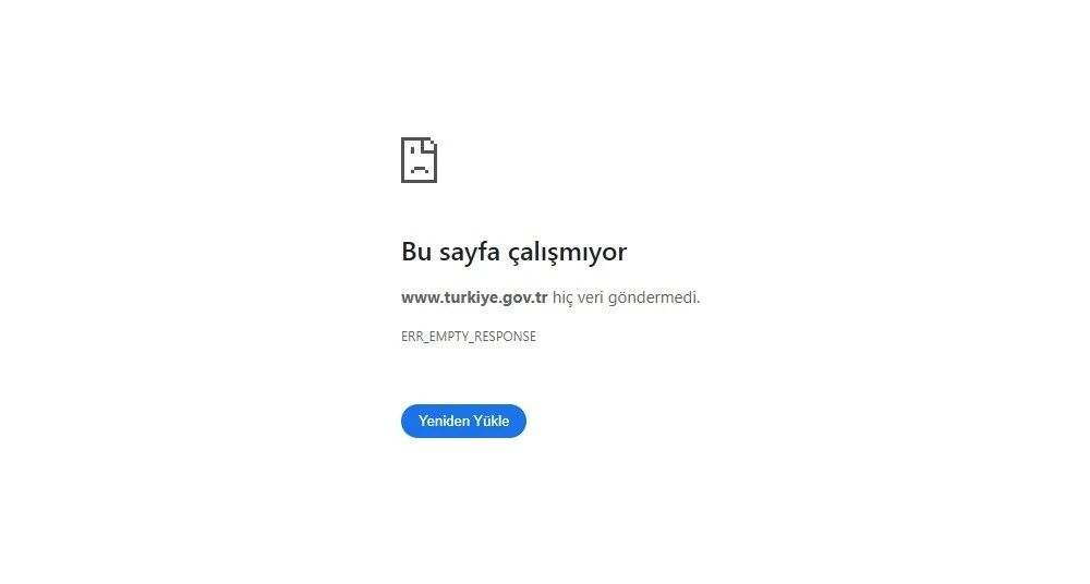 Son dakika! e-Devlet yoğunluk sebebiyle çöktü