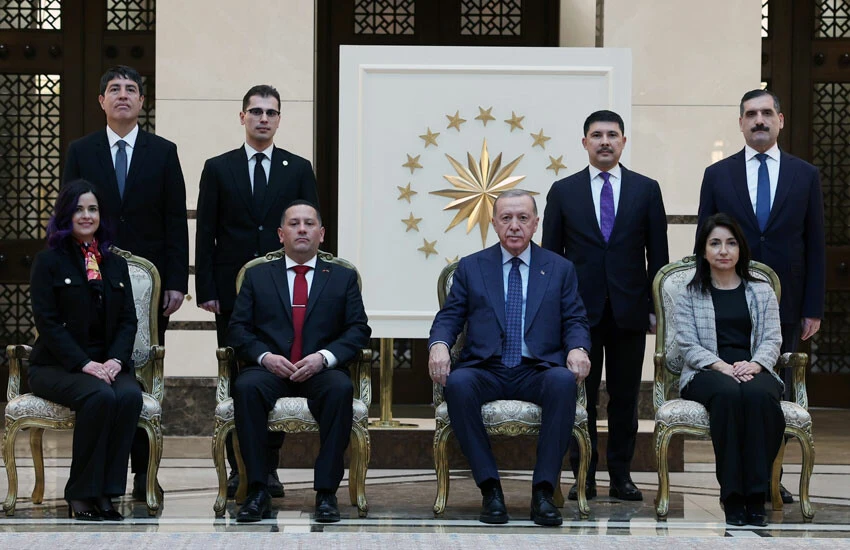 Cumhurbaşkanı Erdoğan Venezuela Büyükelçisini kabul etti