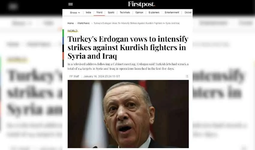 Cumhurbaşkanı Erdoğan'ın sözleri dünya basınının manşetinde!