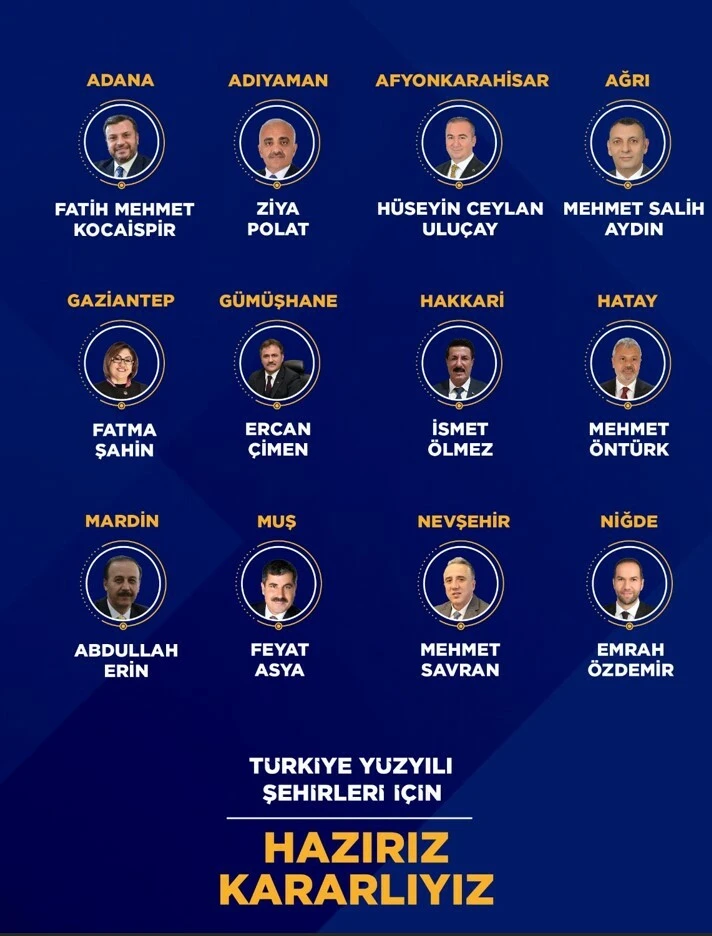 AK Parti'nin aday çıkarmadığı 7 il de belli oldu