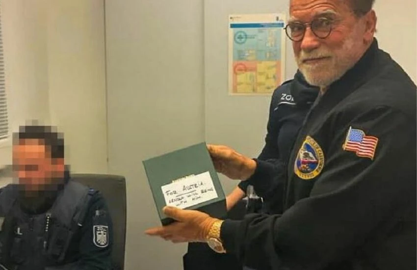 Terminatör'ün yıldızı Arnold Schwarzenegger, saati yüzünden gözaltına alındı
