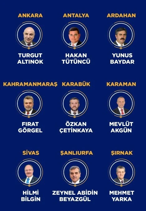 AK Parti'nin aday çıkarmadığı 7 il de belli oldu