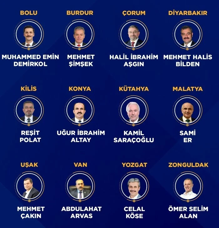 AK Parti'nin aday çıkarmadığı 7 il de belli oldu
