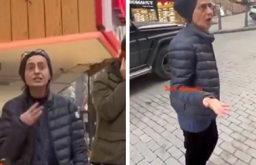 Muhabire sinirlenen Yıldız Tilbe, sokak ortasında avazı çıktığı kadar bağırdı