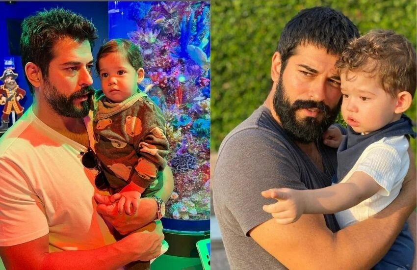 Fahriye Evcen oğlu Kerem'in yüzünü ilk kez gösterdi! Aile karesine beğeni yağdı