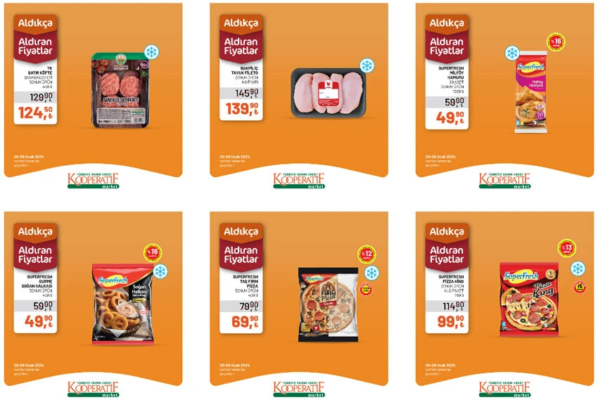 Tarım Kredi marketlerinde dev indirim! Peynir, yumurta, tavuk, ayçiçek yağı fiyatları düştü