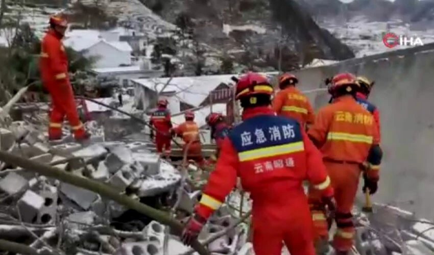 Çin'de heyelan felaketi: Onlarca kişi toprak altında kaldı