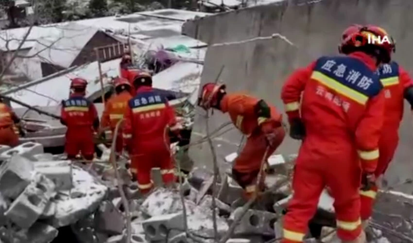 Çin'de heyelan felaketi: Onlarca kişi toprak altında kaldı