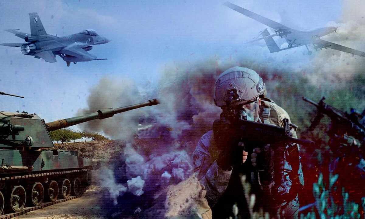 Mehmetçik, taciz ateşi açan teröristleri böyle avladı!