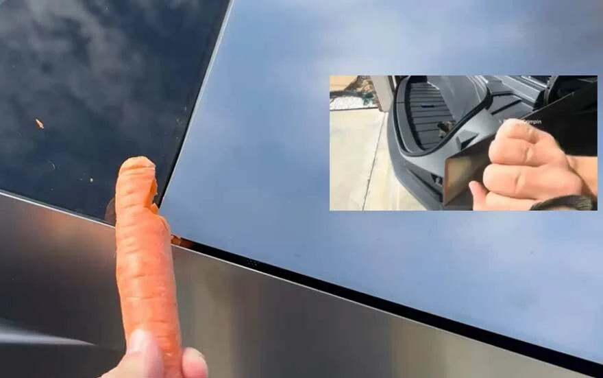 Tesla Cybetruck'ın büyük bir sorunu var... Bıçak kadar keskin ve korumasız!