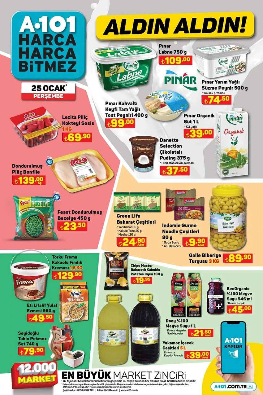 A101 aktüel kataloğunda tam altın fiyatına evinizi dizebilirsiniz! Koltuktan televizyona, buz dolabından bulaşık makinesine her şey A101'de...