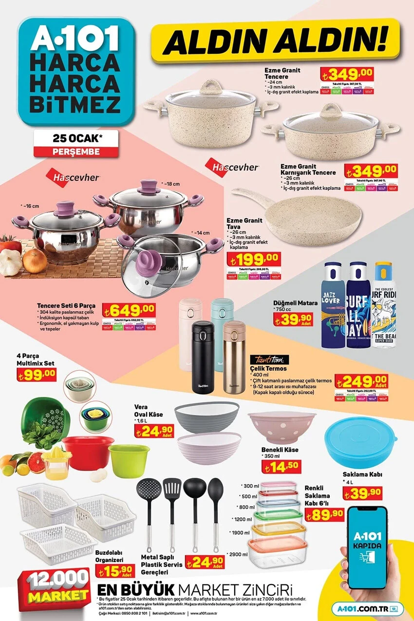 A101 aktüel kataloğunda tam altın fiyatına evinizi dizebilirsiniz! Koltuktan televizyona, buz dolabından bulaşık makinesine her şey A101'de...