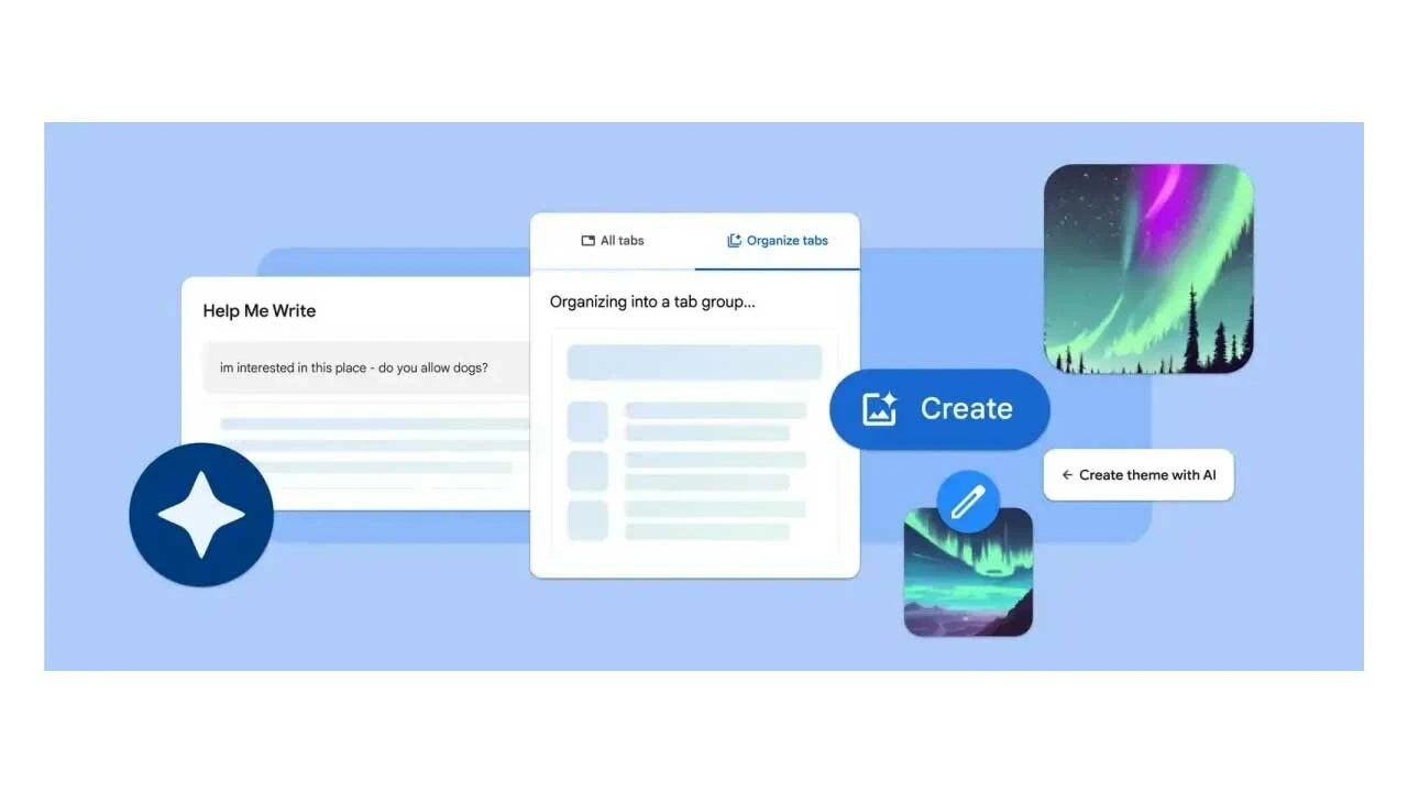 Google, Chrome için yapay zeka dahil olmak üzere yepyeni özellikler ekledi