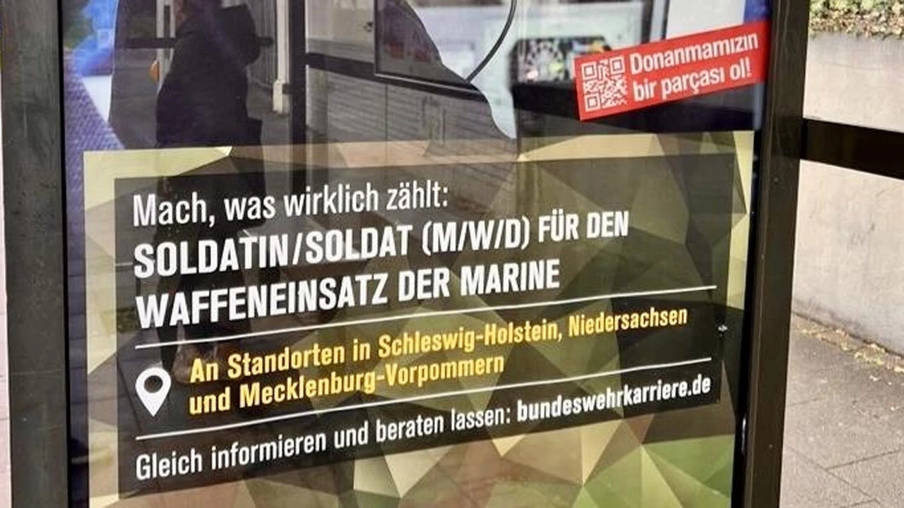 Alman ordusu Türklerin peşinde! Askeri personel için Türkçe mesaj...