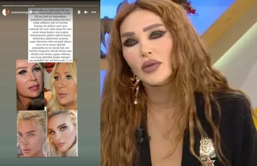 Seren Serengil'den Seda Sayan'a "Sen Benim Taklitçimsin" çıkışı