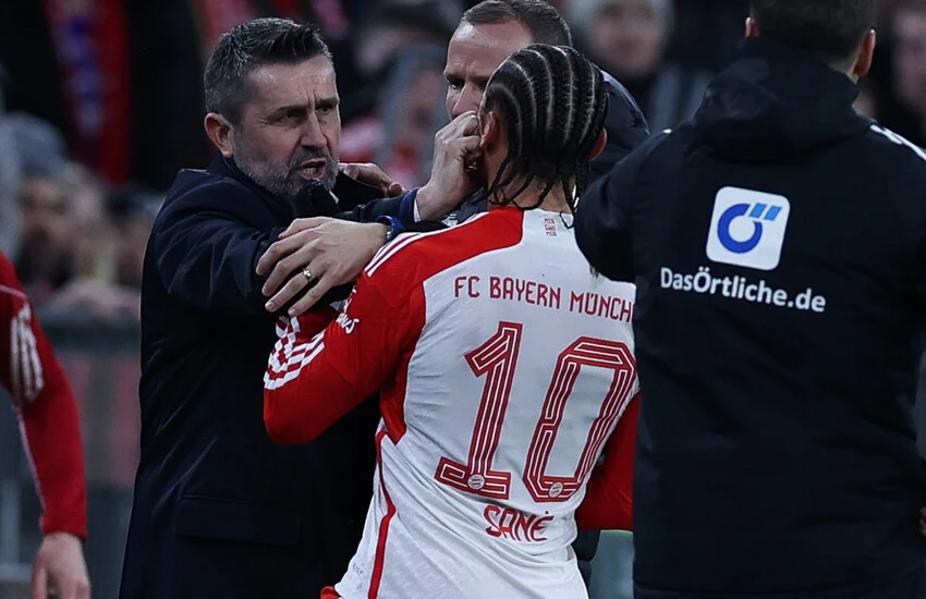 Trabzonspor'un eski hocası Nenad Bjelica'dan Leroy Sane'ye tokat!