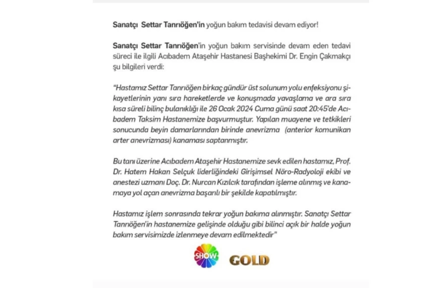 Kızılcık Şerbeti’nin yapım şirketinden Settar Tanrıögen hakkında ilk açıklama