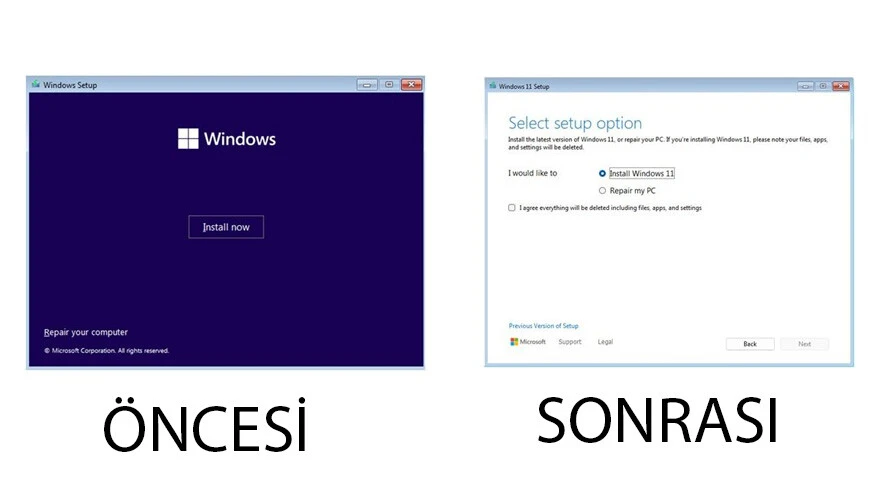 Yıllar sonra değişti! Windows'un yeni kurulum ekranı tanıtıldı