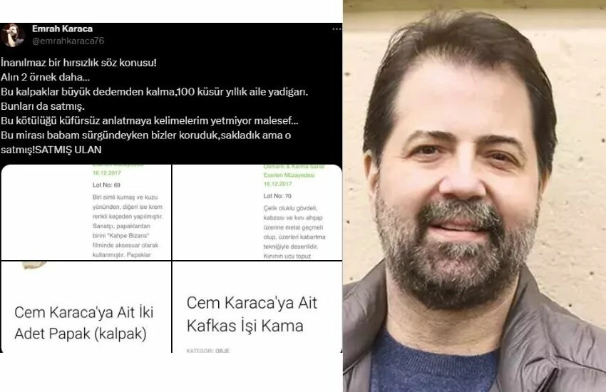 Cem Karaca’nın oğlundan İlkim Karaca’ya ‘hırsızlık’ suçlaması: Satmış