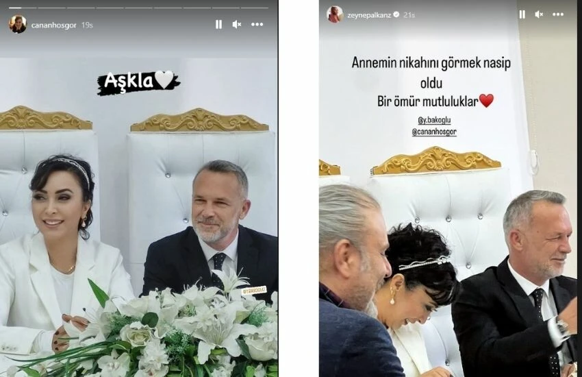 Oyuncu Canan Hoşgör sessiz sedasız evlendi