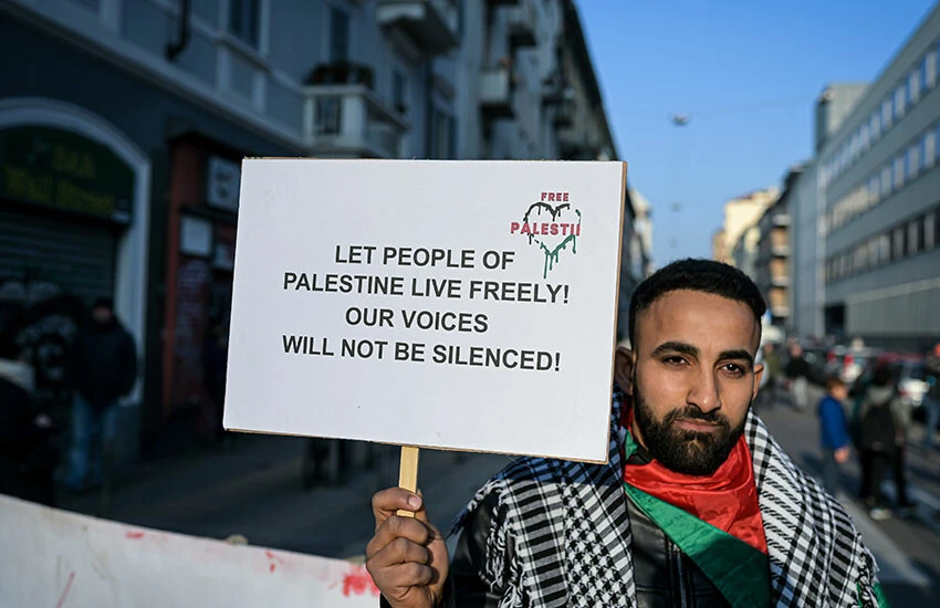 Eylemciler yasak dinlemedi! Dünyada Filistin'e destek büyüyor